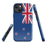 New Zealand Flag iPhone Case 15 14 13 12 11 Pro Max Plus Mini Gift Travel Souvenir