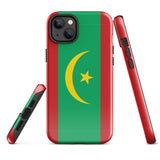 Mauritania Mauritanian Flag iPhone Case 15 14 13 12 11 Pro Max Plus Mini Gift Travel Souvenir