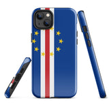 Cabo Verde Verdean Flag iPhone Case 15 14 13 12 11 Pro Max Plus Mini Gift Travel Souvenir