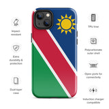 Funda para iPhone 15, 14, 13, 12, 11 Pro Max Plus Mini con la bandera de Namibia, regalo de recuerdo de viaje