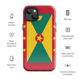 Grenada Grenadian Flag iPhone Case 15 14 13 12 11 Pro Max Plus Mini Gift Travel Souvenir