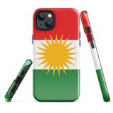 Kurdistan Kurd Kurdische Flagge iPhone Hülle 15 14 13 12 11 Pro Max Plus Mini Geschenk Reise Souvenir