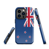 New Zealand Flag iPhone Case 15 14 13 12 11 Pro Max Plus Mini Gift Travel Souvenir