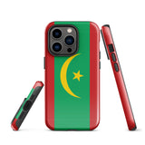 Mauritania Mauritanian Flag iPhone Case 15 14 13 12 11 Pro Max Plus Mini Gift Travel Souvenir