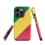 Congo Congolese Flag iPhone Case 15 14 13 12 11 Pro Max Plus Mini Gift Travel Souvenir