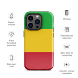 Funda para iPhone 15, 14, 13, 12, 11 Pro Max Plus Mini con bandera de Malí, regalo de recuerdo de viaje