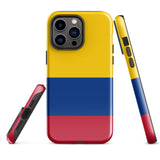 Kolumbien Kolumbianische Flagge iPhone 15 14 13 12 11 Pro Max Plus Mini Handyhülle iPhone Robuste Schutzhülle für iPhone