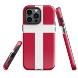 Denmark Danish Flag iPhone Case 15 14 13 12 11 Pro Max Plus Mini Gift Ideas Country Map Skyline Gift For Her Him Ideas Travel  Souvenir