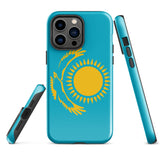 Kazakhstan kazakh Flag iPhone Case 15 14 13 12 11 Pro Max Plus Mini Gift Ideas Country Map Skyline Gift For Her Him Ideas Travel  Souvenir