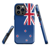New Zealand Flag iPhone Case 15 14 13 12 11 Pro Max Plus Mini Gift Travel Souvenir