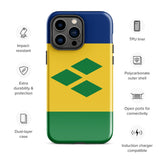 Saint Vincent and the Grenadines Flag iPhone Case 15 14 13 12 11 Pro Max Plus Mini Gift Travel Souvenir