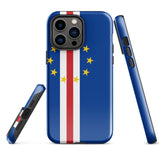Cabo Verde Verdean Flag iPhone Case 15 14 13 12 11 Pro Max Plus Mini Gift Travel Souvenir