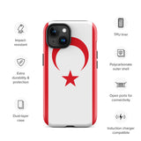 Northern Cyprus Flag iPhone Case 15 14 13 12 11 Pro Max Plus Mini Gift Travel Souvenir