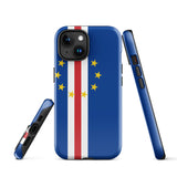 Cabo Verde Verdean Flag iPhone Case 15 14 13 12 11 Pro Max Plus Mini Gift Travel Souvenir