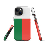 Funda para iPhone 15, 14, 13, 12, 11 Pro Max Plus Mini, regalo de recuerdo de viaje, bandera de Madagascar, Madagascar, Madagasikara