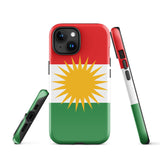 Kurdistan Kurd Kurdische Flagge iPhone Hülle 15 14 13 12 11 Pro Max Plus Mini Geschenk Reise Souvenir