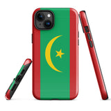 Mauritania Mauritanian Flag iPhone Case 15 14 13 12 11 Pro Max Plus Mini Gift Travel Souvenir