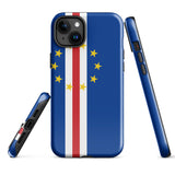 Cabo Verde Verdean Flag iPhone Case 15 14 13 12 11 Pro Max Plus Mini Gift Travel Souvenir