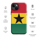 Ghana Ghanaian Flag iPhone Case 15 14 13 12 11 Pro Max Plus Mini Gift Travel Souvenir