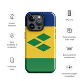 Saint Vincent and the Grenadines Flag iPhone Case 15 14 13 12 11 Pro Max Plus Mini Gift Travel Souvenir
