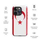 Northern Cyprus Flag iPhone Case 15 14 13 12 11 Pro Max Plus Mini Gift Travel Souvenir