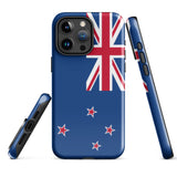 New Zealand Flag iPhone Case 15 14 13 12 11 Pro Max Plus Mini Gift Travel Souvenir