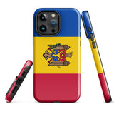 Moldova Moldovan Flag iPhone Case 15 14 13 12 11 Pro Max Plus Mini Gift Travel Souvenir