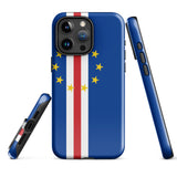 Cabo Verde Verdean Flag iPhone Case 15 14 13 12 11 Pro Max Plus Mini Gift Travel Souvenir