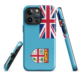Fiji Flag iPhone Case 15 14 13 12 11 Pro Max Plus Mini Gift Travel Souvenir