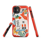 Lima Peru Peruvian  iPhone 14 13 12 11 Pro Max Plus Mini Phone Case iPhone X XS XR SE 7 8