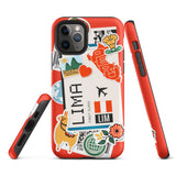 Lima Peru Peruvian  iPhone 14 13 12 11 Pro Max Plus Mini Phone Case iPhone X XS XR SE 7 8