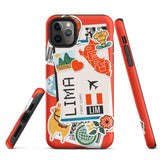 Lima Peru Peruvian  iPhone 14 13 12 11 Pro Max Plus Mini Phone Case iPhone X XS XR SE 7 8