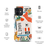 Lima Peru Peruvian  iPhone 14 13 12 11 Pro Max Plus Mini Phone Case iPhone X XS XR SE 7 8
