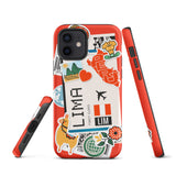 Lima Peru Peruvian  iPhone 14 13 12 11 Pro Max Plus Mini Phone Case iPhone X XS XR SE 7 8