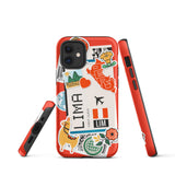 Lima Peru Peruvian  iPhone 14 13 12 11 Pro Max Plus Mini Phone Case iPhone X XS XR SE 7 8