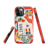 Lima Peru Peruvian  iPhone 14 13 12 11 Pro Max Plus Mini Phone Case iPhone X XS XR SE 7 8
