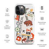 Montreal Québec Quebec Canada Canadian  iPhone 14 13 12 11 Pro Max Plus Mini Phone Case iPhone Tough Rugged Protective iPhone case