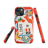 Lima Peru Peruvian  iPhone 14 13 12 11 Pro Max Plus Mini Phone Case iPhone X XS XR SE 7 8