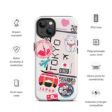 Tokyo Japan Japanese iPhone 14 13 12 11 Pro Max Plus Mini Phone Case iPhone Tough Rugged Protective iPhone case