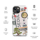 Seoul South Korea korean  iPhone 14 13 12 11 Pro Max Plus Mini Phone Case iPhone Tough Rugged Protective iPhone case