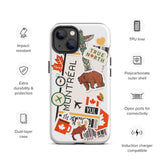 Montreal Québec Quebec Canada Canadian  iPhone 14 13 12 11 Pro Max Plus Mini Phone Case iPhone Tough Rugged Protective iPhone case
