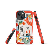 Lima Peru Peruvian  iPhone 14 13 12 11 Pro Max Plus Mini Phone Case iPhone X XS XR SE 7 8