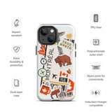 Montreal Québec Quebec Canada Canadian  iPhone 14 13 12 11 Pro Max Plus Mini Phone Case iPhone Tough Rugged Protective iPhone case