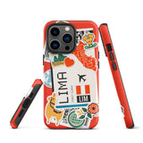 Lima Peru Peruvian  iPhone 14 13 12 11 Pro Max Plus Mini Phone Case iPhone X XS XR SE 7 8
