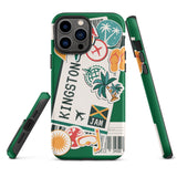 Kingston Jamaica Jamaican  iPhone 13 12 11 Pro Max Mini Phone Case iPhone XS XR SE 7 8 Plus Pro Max Mini Phone Case