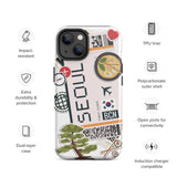 Seoul South Korea korean  iPhone 14 13 12 11 Pro Max Plus Mini Phone Case iPhone Tough Rugged Protective iPhone case