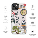 Seoul South Korea korean  iPhone 14 13 12 11 Pro Max Plus Mini Phone Case iPhone Tough Rugged Protective iPhone case