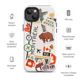 Montreal Québec Quebec Canada Canadian  iPhone 14 13 12 11 Pro Max Plus Mini Phone Case iPhone Tough Rugged Protective iPhone case