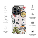 Seoul South Korea korean  iPhone 14 13 12 11 Pro Max Plus Mini Phone Case iPhone Tough Rugged Protective iPhone case