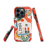 Lima Peru Peruvian  iPhone 14 13 12 11 Pro Max Plus Mini Phone Case iPhone X XS XR SE 7 8